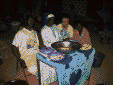 Chez Ibrahima Soumare avec Amadou et Salif. 