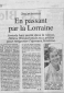 Est Républicain du 28 décembre 1998 - cross de Velaine-sous-Amance le dimanche 27 décembre 1998, 6 km, 1ère féminine