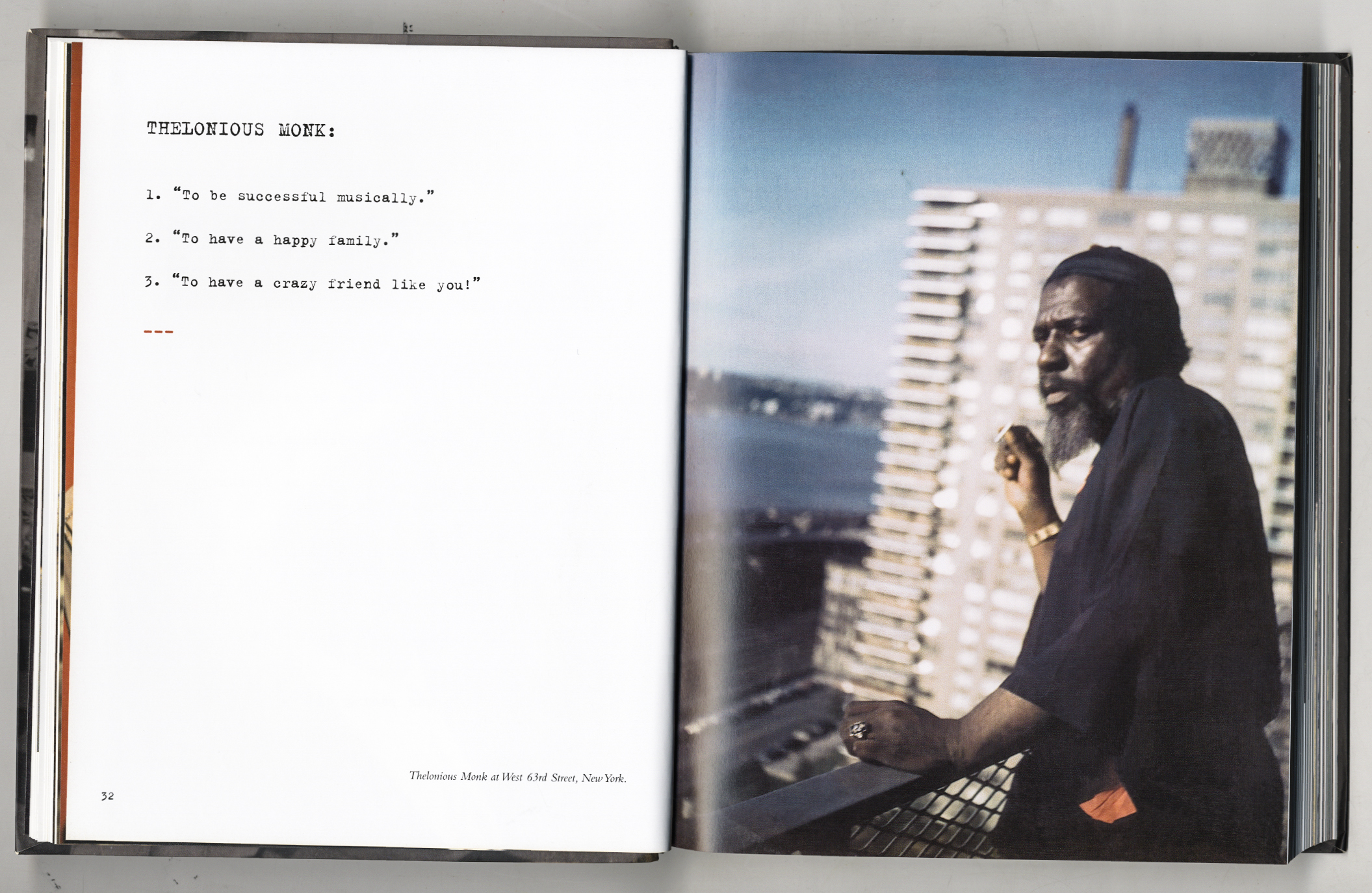 Pannonica de Koenigswarter, Three Wishes