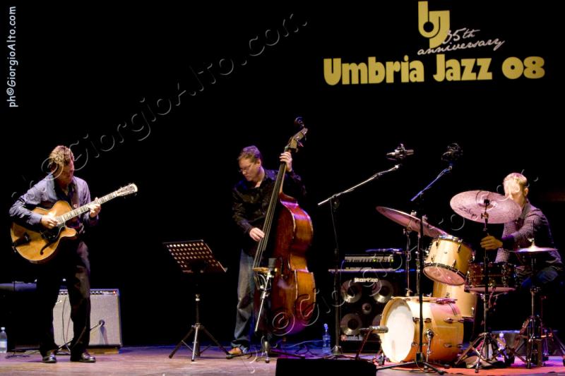 Peter Bernstein Trio, Live in Perugia, 2008. Photograph: Giorgio Alto