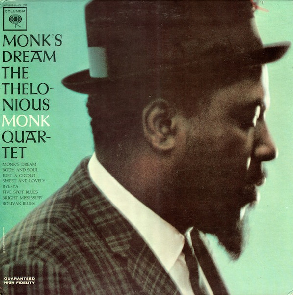 Thelonious Monk, Monk’s Dream, 1963, disc cover