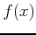 $f(x)$