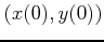 $(x(0),y(0))$