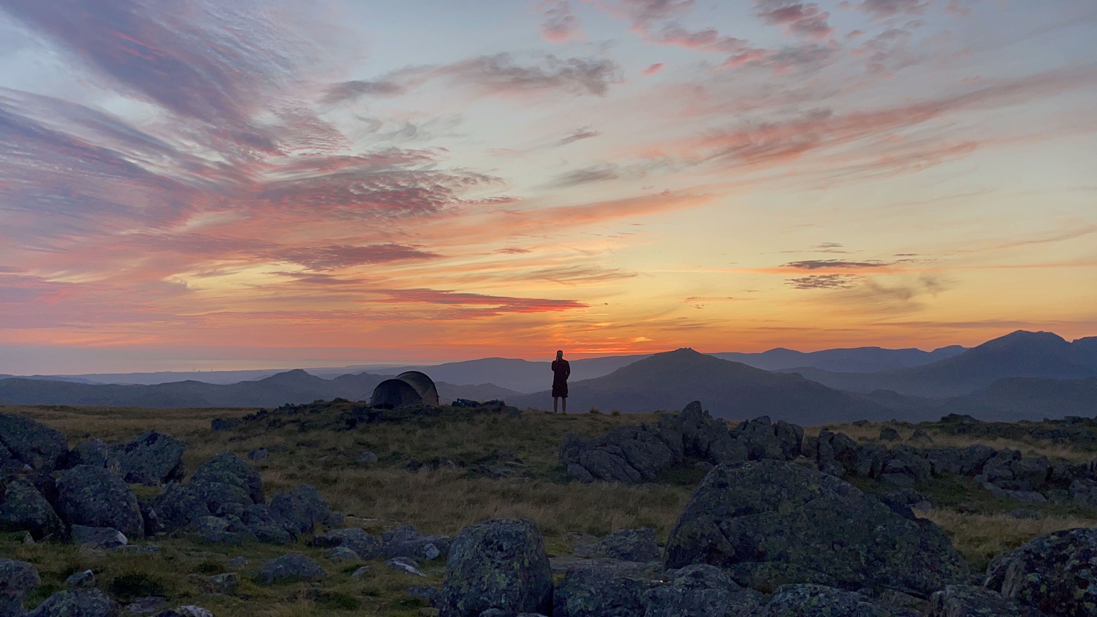 A wonderful sunset in the Lake District