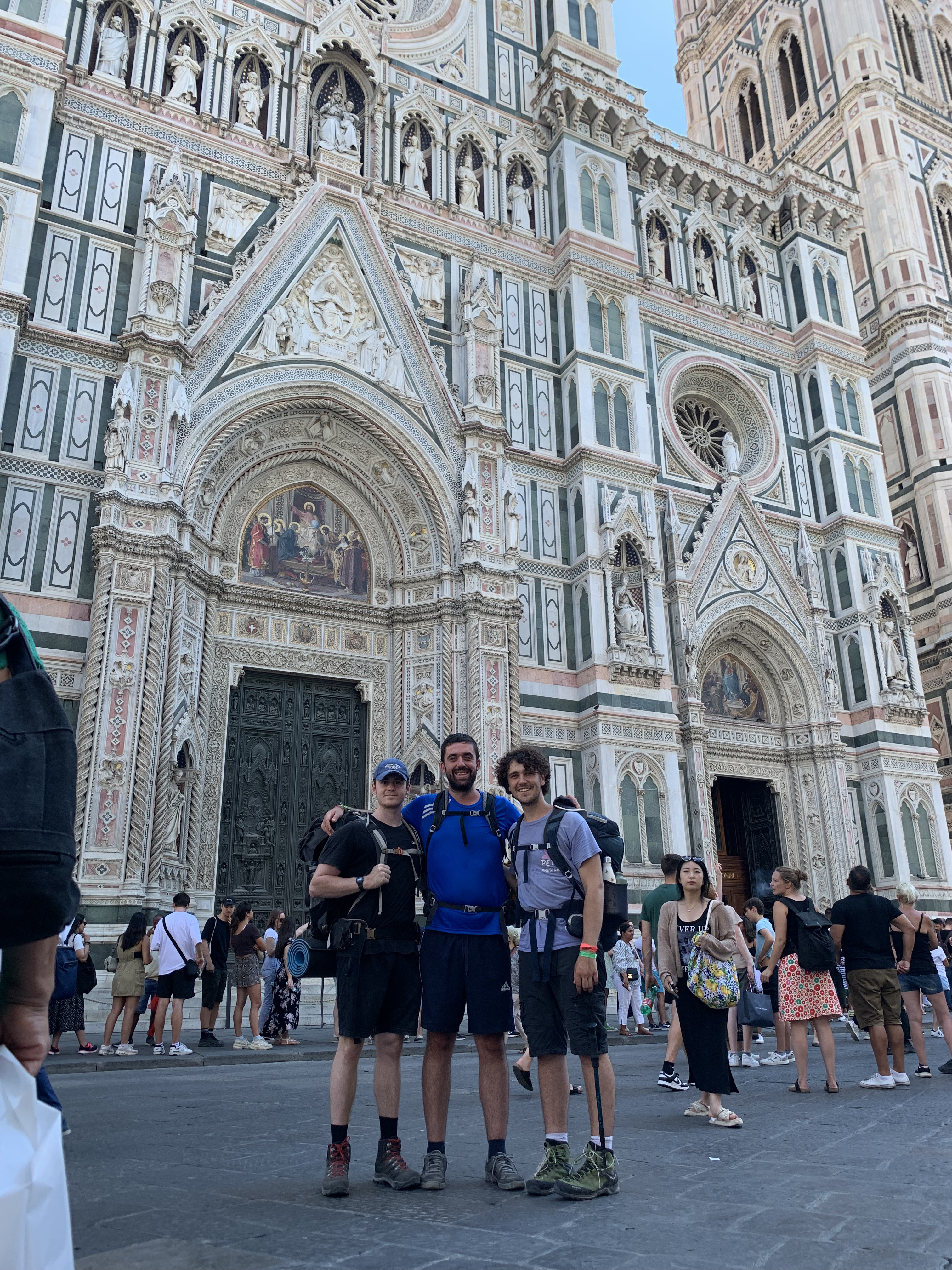 Arriving in Florence after the Via degli Dei