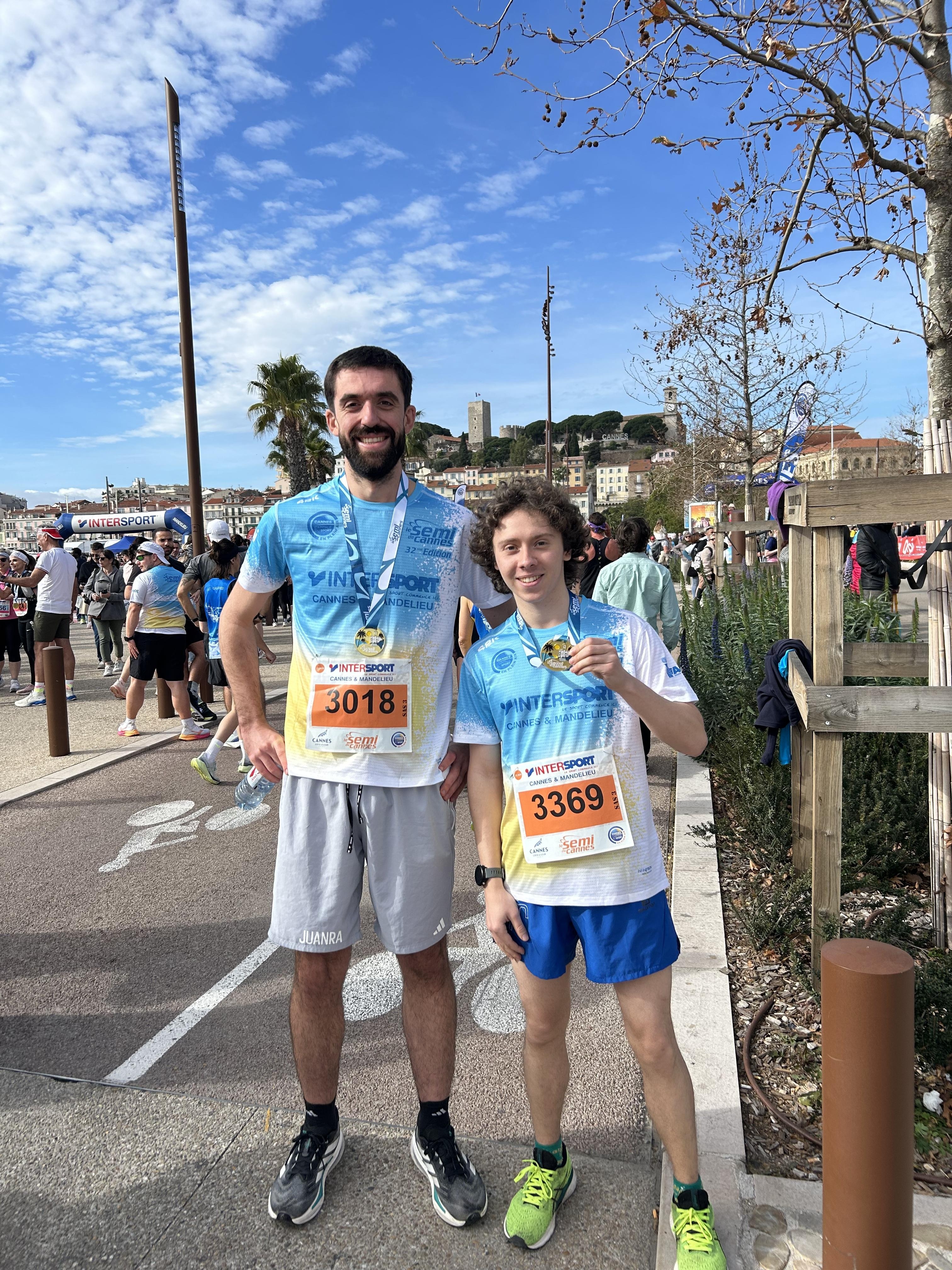 Running with friends - During the race