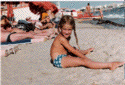 Sur une plage du midi en 1983 