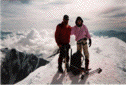 Au sommet du Mont Blanc avec Michel le 30 juillet 1997  